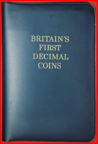 Ⰶ SATZ 1969-1971: GROSSBRITANNIENS ERSTE DEZIMALMÜNZEN ★ 1/2-1-2-5-10 PENCE STG (5 MÜNZEN)! ELISABETH II. (1953-2022)