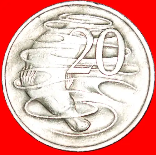 * SCHNABELTIER (1966-2022): AUSTRALIEN ★ 20 CENT 1972! *PLATYPUS: AUSTRALIA ★  