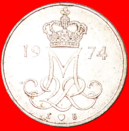 * MONOGRAMM: DÄNEMARK ★ 10 OERE 1974!    *  DENMARK★