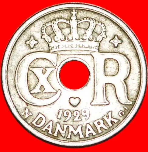 * SPIRALEN (1924-1947): DÄNEMARK ★ 10 OERE 1929! CHRISTIAN X. (1912-1947)! * DENMARK★