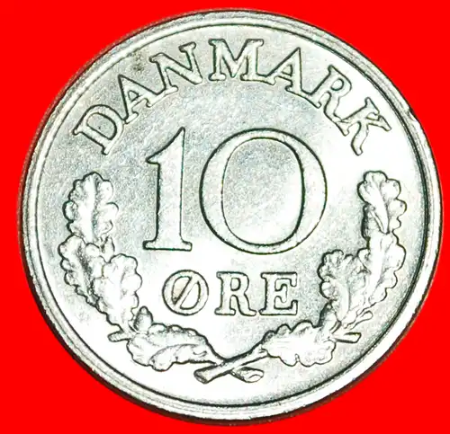 * MONOGRAMM★ DÄNEMARK★ 10 OERE 1966! FREDERIK IX. (1899-1972) * DENMARK★