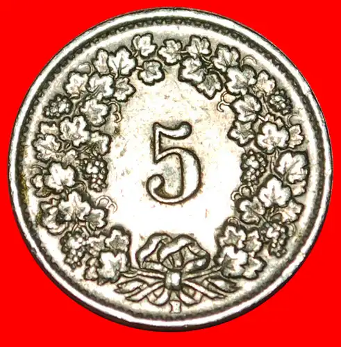 * FREIHEIT (1879-2022): SCHWEIZ ★ 5 RAPPEN 1949B! STEMPEL 1+A!*  SWITZERLAND ★  DIES 1+A!