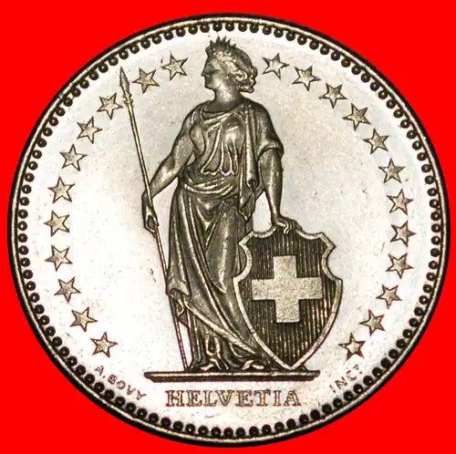 * MIT ZUSÄTZLICHEM STERN (1860-2022): SCHWEIZ ★ 2 FRANKEN 1987B STG STEMPELGLANZ! STEMPEL 1+D! * SWITZERLAND ★ DIES 1+D!