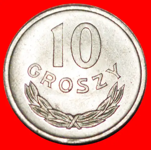 * SOZIALISTISCHE STERNE AUF ADLER (1961-1985): POLEN ★ 10 GROSHEN 1970! STEMPEL 1 STG STEMPELGLANZ!   * SOCIALIST STARS ON EAGLE: POLAND ★