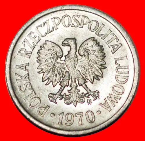 * SOZIALISTISCHE STERNE AUF ADLER (1961-1985): POLEN ★ 10 GROSHEN 1970! STEMPEL 1 STG STEMPELGLANZ!   * SOCIALIST STARS ON EAGLE: POLAND ★