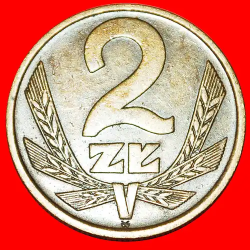 * Die UdSSR MASSIVER TYP 1975-1988: POLEN ★ 2 ZLOTY 1975 STEMPEL I+A!  * The USSR SOCIALIST STARS ON EAGLE: POLAND ★ DIES I+A!