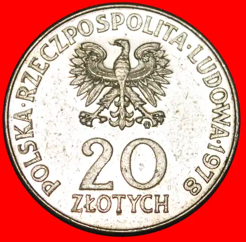 * KOSMONAUT HERMASZEWSKI (1941-): POLEN ★ 20 ZLOTYCH 1978 INTERCOSMOS! * COSMONAUT: POLAND ★