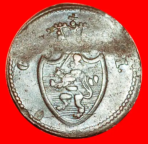 * LUDWIG I. (1806-1830): DEUTSCHLAND ★ 1 PFENNIG 1819 GROSSHERZOGTUM HESSEN-DARMSTADT! * LOUIS I: GERMANY ★