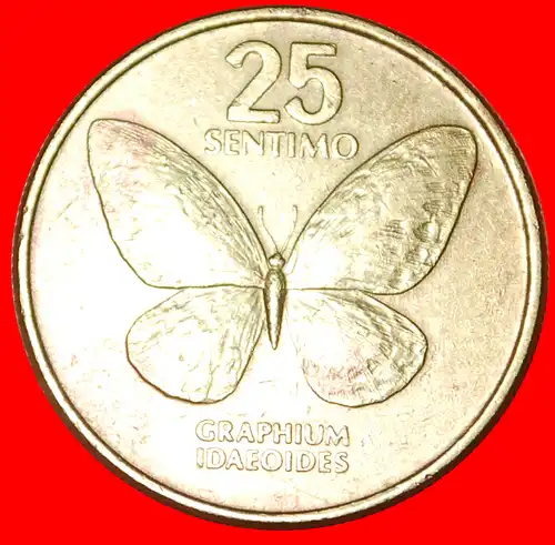 * SCHMETTERLING (1983-1990): PHILIPPINEN ★ 25 SENTIMO 1983! * BUTTERFLY: PHILIPPINES ★