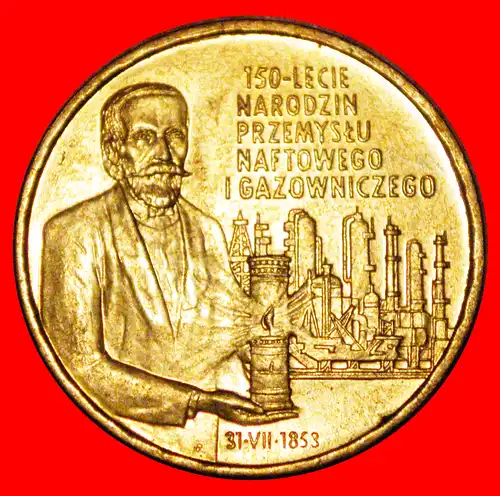 * ÖL UND GAS: POLEN (früher ÖSTERREICH)★ 2 ZLOTY 1853 2003 NORDISCHES GOLD STG STEMPELGLANZ UNGEWÖHNLICH! * OIL AND GAS: POLAND (ex. AUSTRIA) ★UNCOMMON! 