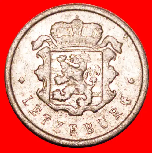 * BELGIEN (1954-1972): LUXEMBURG ★ 25 CENTIME 1954 LÖWE! * BELGIUM: LUXEMBOURG ★