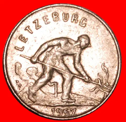 * BELGIEN (1952-1964): LUXEMBURG ★ 1 FRANK 1957! * BELGIUM: LUXEMBOURG ★