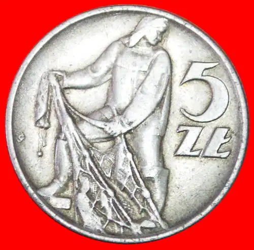 * 2 VERKAUFT FISCHER (1958-1974): POLEN ★ 5 ZLOTY 1960! * POLAND ★