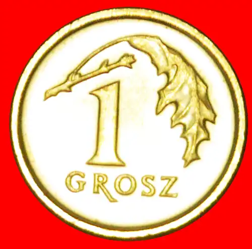 * GROSSBRITANNIEN (2013-2022): POLEN ★ 1 GROSZ 2014 uSTG STEMPELGLANZ! * GREAT BRITAIN: POLAND ★