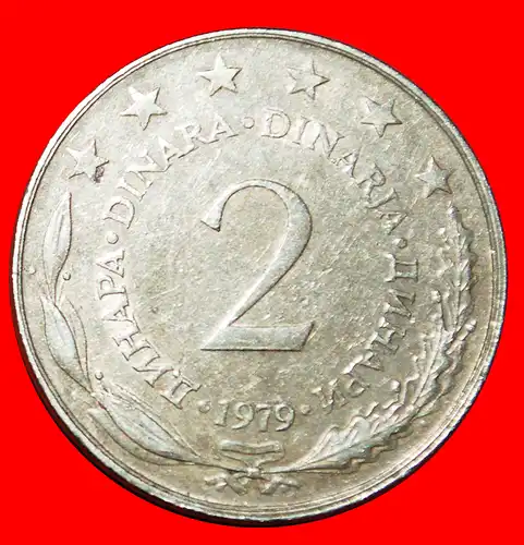  DOPPELDATE: JUGOSLAWIEN ★ 2 DINARS 1979 KÜRZLICH VERÖFFENTLICHT! RARITÄT! * DOUBLE DATE: YUGOSLAVIA ★ 2 DINARS 1979 RECENTLY PUBLISHED RARE! 