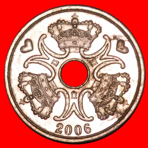 * HERZEN (1992-2022): DÄNEMARK ★ 2 KRONER 2006! * HEARTS: DENMARK ★ 