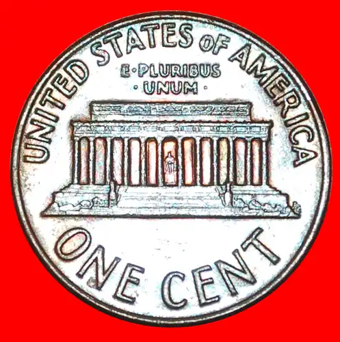 * MEMORIAL (1959-1982): USA ★ 1 CENT 1972D! LINCOLN (1809-1865)