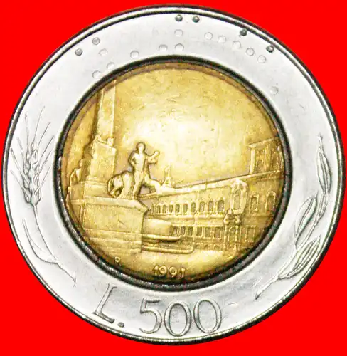 * ROM: ITALIEN ★ 500 LIRE 1991R BI-METALLISCH! * ITALY ★ 