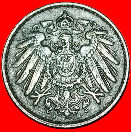 * ERSTER WELTKRIEG (1914-1918): DEUTSCHLAND ★ 5 PFENNIG 1917A BERLIN! * FIRST WORLD WAR: GERMANY ★