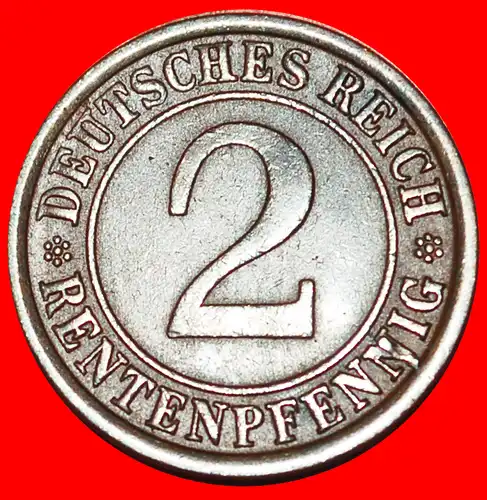 * WEIZENGARBE (1923-1924): DEUTSCHLAND ★ 2 RENTENPFENNIG 1924J!* GERMANY ★