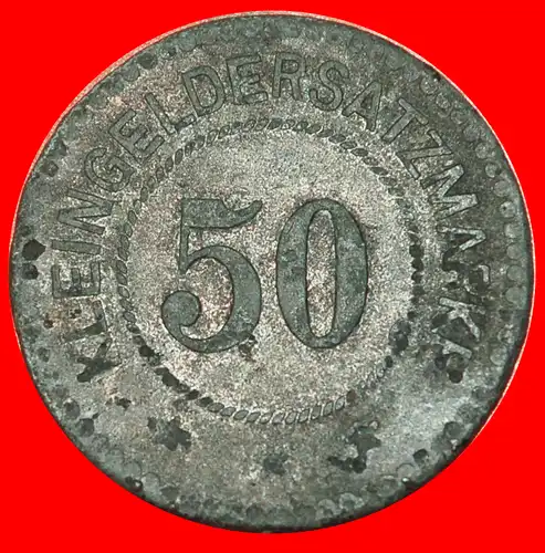 * LÖWE und ADLER NÜRNBERG: DEUTSCHLAND POLEN russland (früher die UdSSR) HOHENSALZA ★ 50 PFENNIG (1917) SELTEN!  * NUREMBERG: GERMANY POLAND russia (the USSR in future) HOHENSALZA ★ 50 PFENNIGS (1917) RARE!