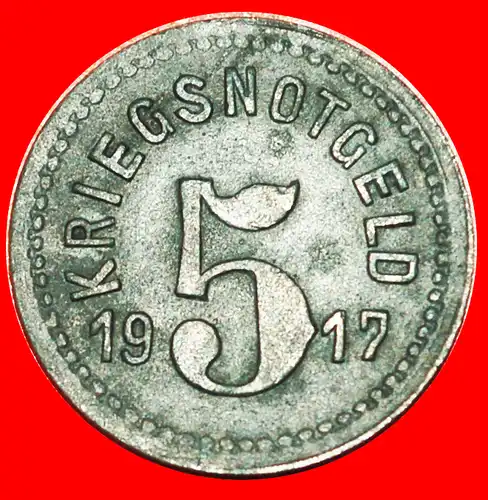 * STERNE FRANKFURT: DEUTSCHLAND SPEYER ★ 5 PFENNIG 1917!  * GERMANY ★ 