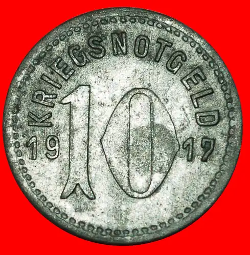 * STERNE FRANKFURT: DEUTSCHLAND SPEYER ★ 10 PFENNIG 1917 UNGEWÖHNLICH! VERÖFFENTLICHT WERDEN! * GERMANY SPEYER ★ 10 PFENNIGS 1917 UNCOMMON! TO BE PUBLISHED!