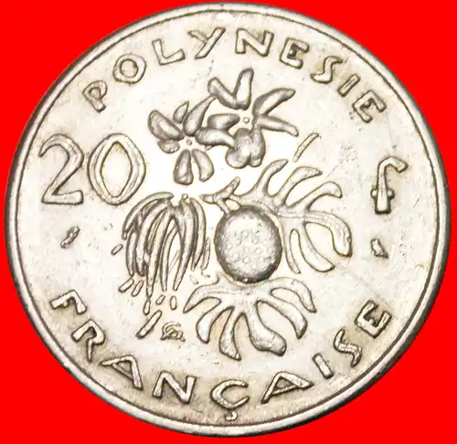 * FRANKREICH ohne IEOM (1967-1970): FRANZÖSISCH POLYNESIEN ★ 20 FRANC 1970!    * FRANCE: FRENCH POLYNESIA ★