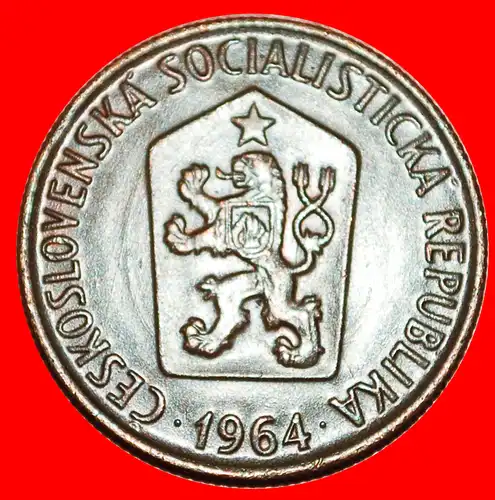 * KOMMUNISMUS (1963-1971): TSCHECHOSLOWAKEI ★ 50 HELLER 1964!   * COMMUNISM: CZECHOSLOVAKIA ★ 