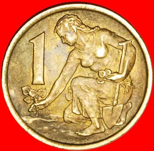 * KOMMUNISMUS (1961-1990): TSCHECHOSLOWAKEI ★ 1 KRONE 1976! ENTDECKUNG MÜNZE! * COMMUNISM: CZECHOSLOVAKIA ★ DISCOVERY COIN!