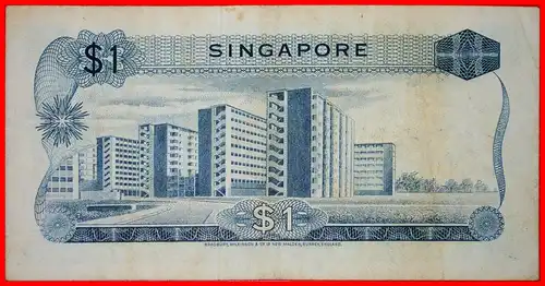 * GROSSBRITANNIEN: SINGAPUR ★ 1 DOLLAR (1967)! KNACKIG! ERSTE AUSGABE! ORCHIDEE! VERÖFFENTLICHT WERDEN! * GREAT BRITAIN: SINGAPORE ★ TO BE PUBLISHED!