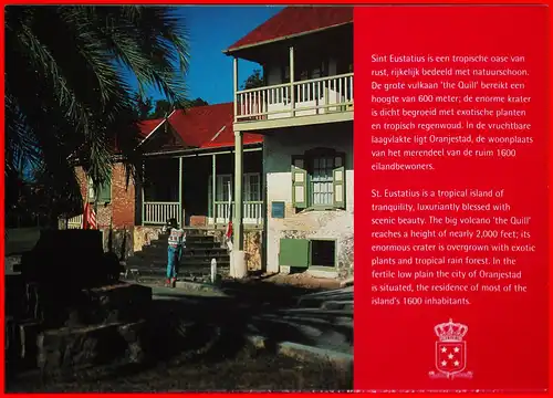 * NIEDERLANDE: NIEDERLÄNDISCH ANTILLEN ★ 1994 FDC STEMPELGLANZ! SAINT EUSTATIUS! * SAINT EUSTATIUS: NETHERLANDS ANTILLES ★