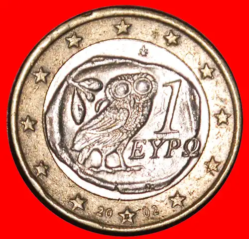 * FINNLAND PHALLISCHE TYP (2002-2006): GRIECHENLAND ★ 1 EURO 2002S 2 MÜNZEN! UNVERÖFFENTLICHT!  * FINLAND: GREECE ★TWO COINS UNPUBLISHED! 