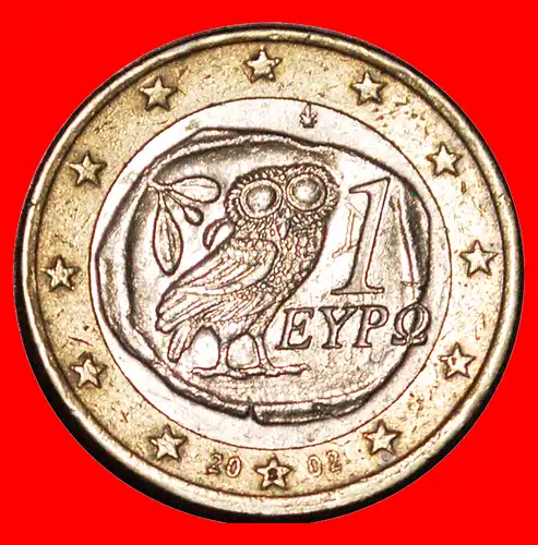 * FINNLAND PHALLISCHE TYP (2002-2006): GRIECHENLAND ★ 1 EURO 2002S 2 MÜNZEN! UNVERÖFFENTLICHT!  * FINLAND: GREECE ★TWO COINS UNPUBLISHED! 