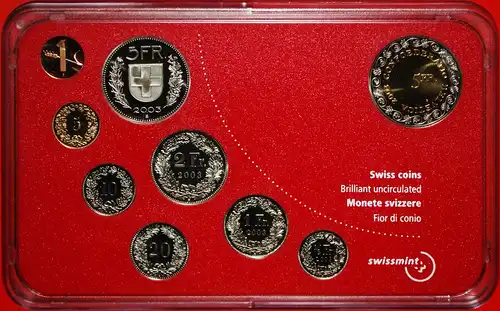 * SELTEN: SCHWEIZ ★ 1-5-10-20 RAPPEN 1/2-1-2-5-5 FRANKEN GRAUBÜNDEN FDC 2003! * RARE: SWITZERLAND ★  GRAUBUENDEN 