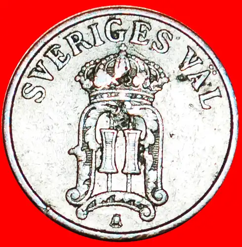 * 3 KRONEN: SCHWEDEN ★ 1 OERE 1906! OSKAR II. (1872-1907) * 3 CROWNS: SWEDEN ★