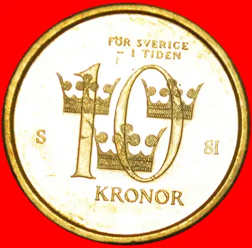 * 3 KRONEN: SCHWEDEN ★ 10 KRONEN 2008 STG! * 3 CROWNS: SWEDEN ★