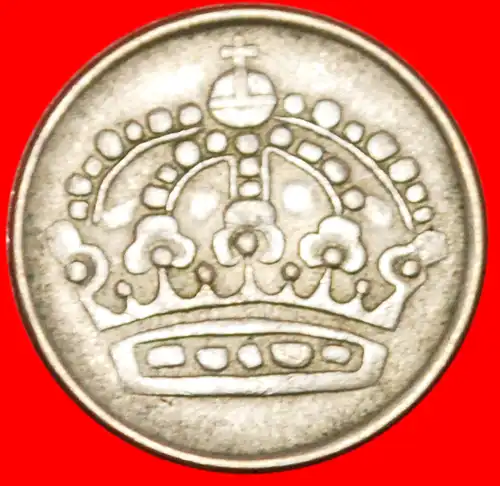 * SILBER: SCHWEDEN ★ 25 OERE 1957! *  SWEDEN ★SILVER