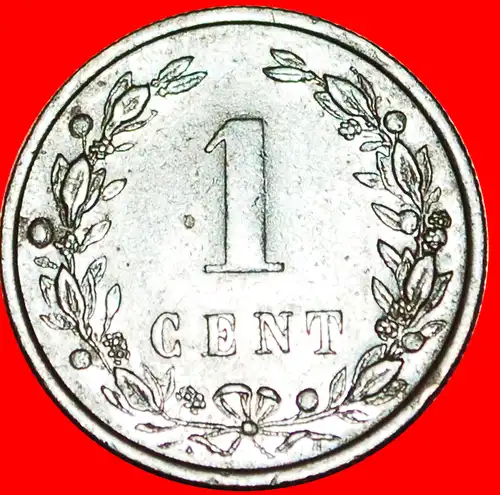 * WUCHERND LÖWE: NIEDERLANDE ★ 1 CENT 1901 KONINGRIJK! * RAMPANT LION: NETHERLANDS ★