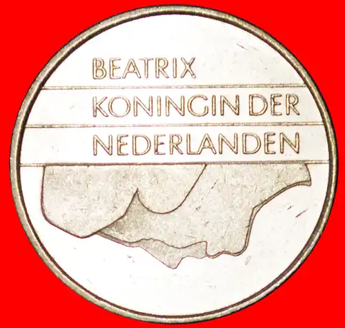 * PORTRÄT UNTEN: NIEDERLANDE ★ 1 GULDEN 1988 VZGL STEMPELGLANZ!  * NETHERLANDS ★ 