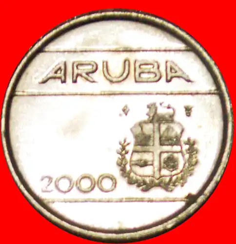 * NIEDERLANDE: ARUBA ★ 5 CENT 2000 VZGL STEMPELGLANZ!   * NETHERLANDS: ARUBA ★