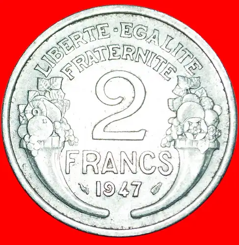 * FÜLLHÖHLE: FRANKREICH ★ 2 FRANC 1947!* CORNUCOPIAS: FRANCE ★