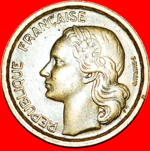 * HAHN (1950-1959): FRANKREICH★ 10 FRANC 1950! * COCK: FRANCE ★