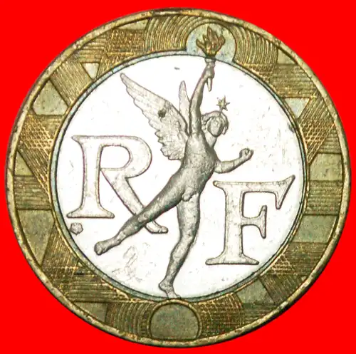 * NACKTER GEIST DER FREIHEIT: FRANKREICH★ 10 FRANC 1988! * NUDE SPIRIT OF FREEDOM: FRANCE ★