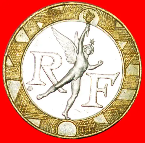 * NACKTER GEIST DER FREIHEIT: FRANKREICH★ 10 FRANC 1991! * NUDE SPIRIT OF FREEDOM: FRANCE ★