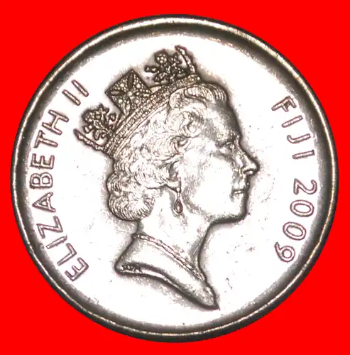 * KANADA (2009-2010): FIJI ★ 10 CENT 2009! WAFFE ELISABETH II. (1953-2022) VZGL STEMPELGLANZ!  * CANADA: FIJI ★ 