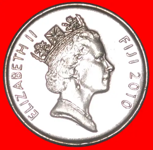 * KANADA (2009-2010): FIJI ★ 20 CENT 2010! CACHALOT ZAHN ELISABETH II. (1953-2022)  * CANADA: FIJI ★ 