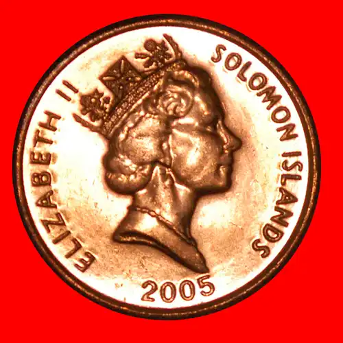 * MAGNETIC (1987-2010): SALOMONEN ★ 1 CENT 2005 STG STEMPELGLANZ! * SOLOMON ISLANDS ★