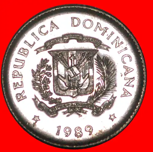 * KANADA: DOMINIKANISCHE REPUBLIK ★ 10 CENTAVO 1989 VZGL STEMPELGLANZ!   * CANADA: DOMINICAN REPUBLIC ★ 