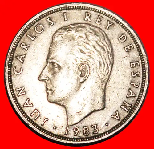 * KRONE (1982-1984): SPANIEN ★ 25 PESETAS 1983! JUAN CARLOS I. (1975-2014) * CROWN: SPAIN ★